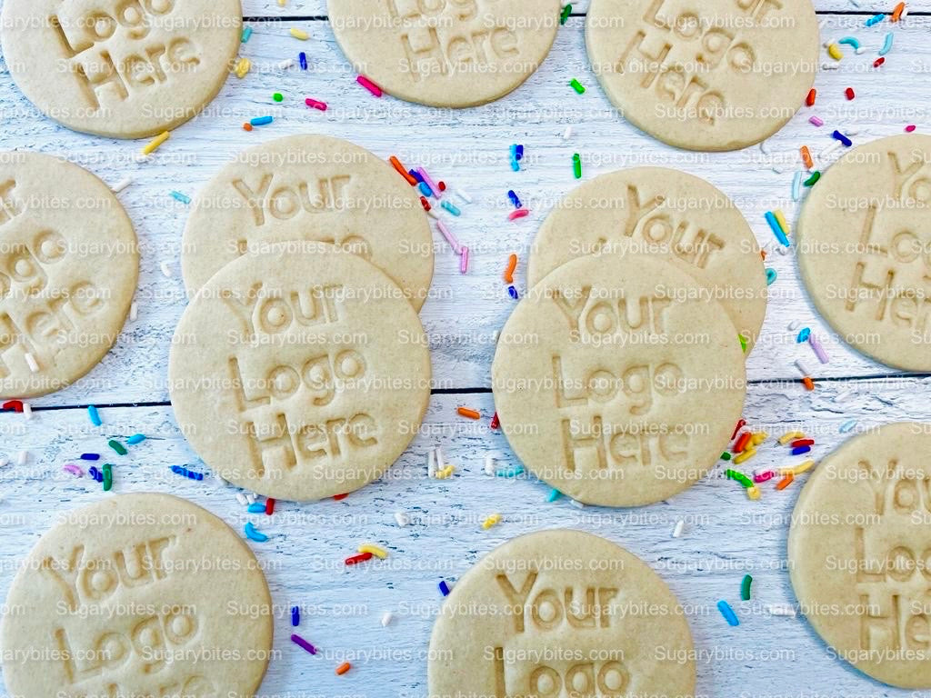 Logo Cookie Kit, Logo Custom Cookie Kit, ** INCLUDES 24 ITEMS** (Large Cookies) …Choose your Sprinkle & Icing Colors!
