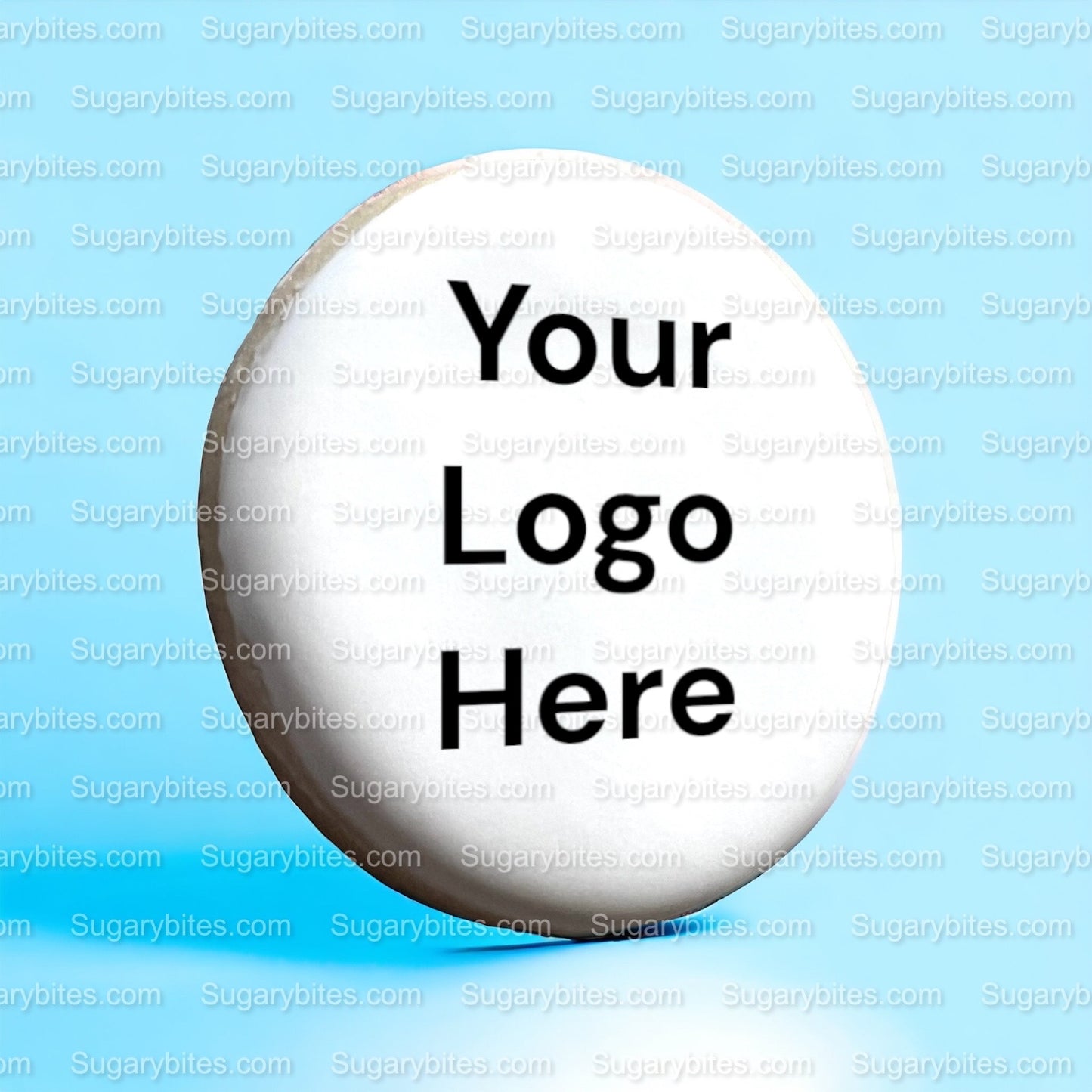 Edible Photo Cookie, Set of 12 Personalized Edible Logo Cookies, Customizable Printed Vanilla Sugar Cookie, Highly Detailed Edible Image!