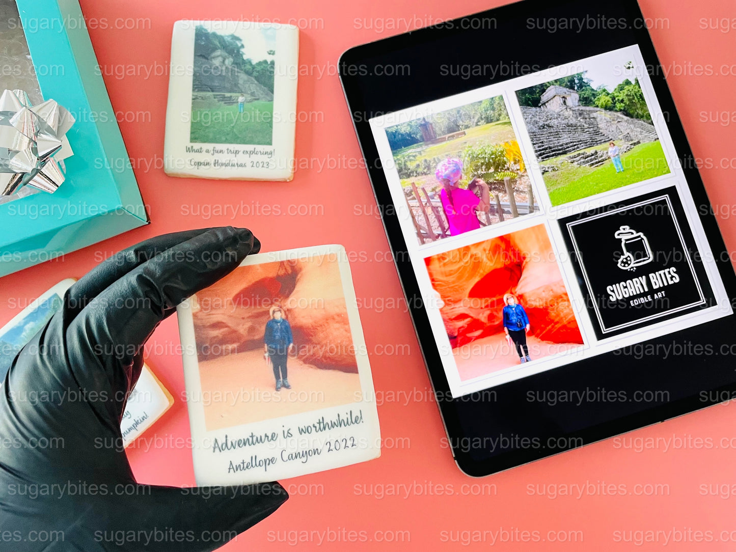 Polaroid Photos, (Large Cookies), Set of 12 Personalized Edible Photo Cookies, Customizable Printed Vanilla Sugar Cookie, Highly Detailed Edible Image!