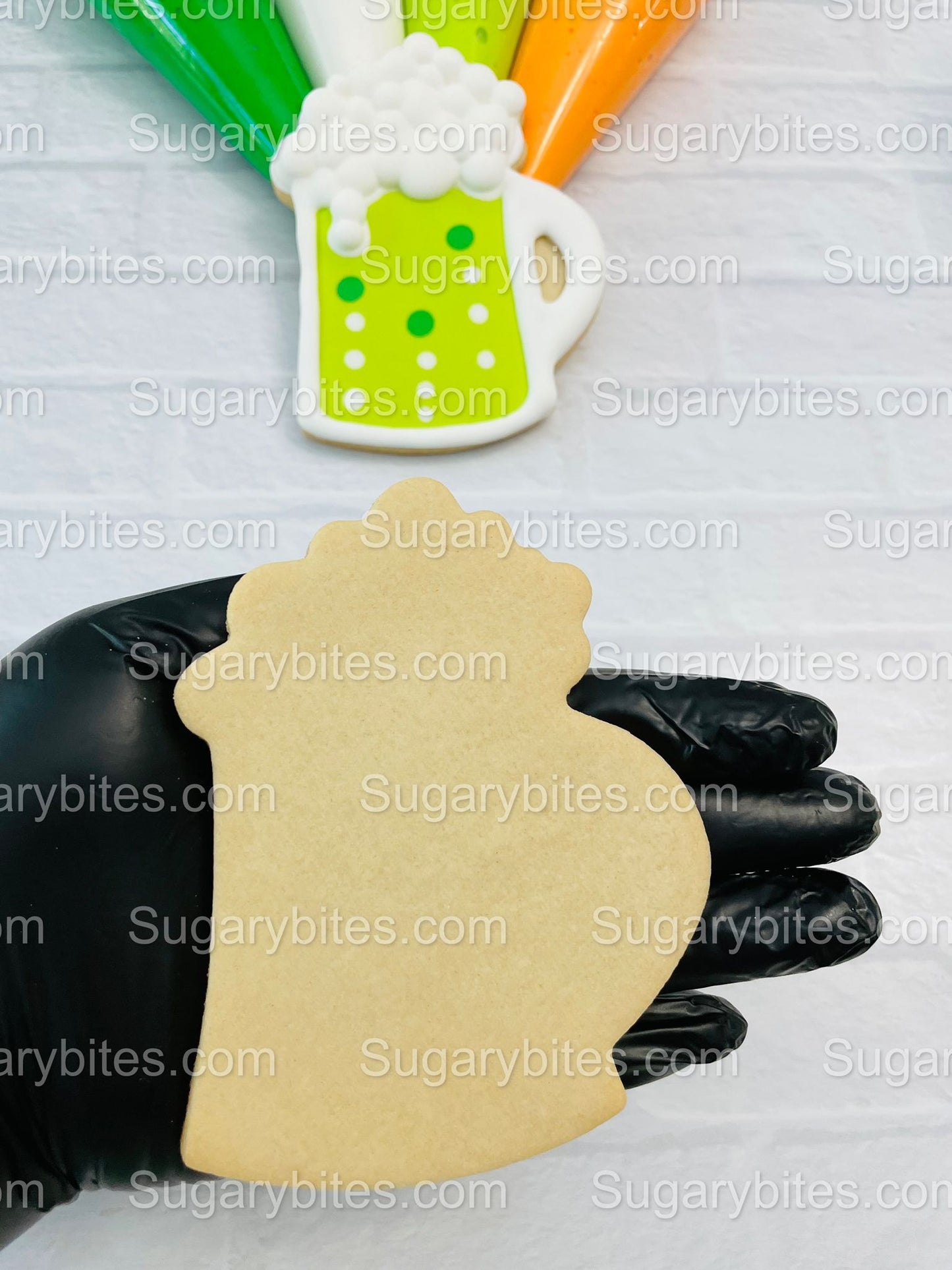 St Patricks Day Cookie Decorating Kit St. Patrick’s Day DIY Cookie Kit, **INCLUDES 23 ITEMS** (Large Cookies), Included Deluxe Sprinkles