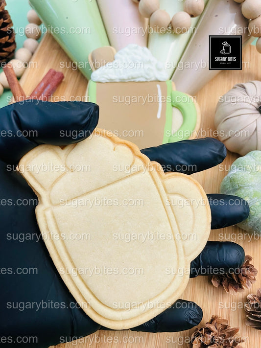 Autumn Cookie Kit – Matcha Coffee, Cozy Sweater, Pumpkin, Leaf, and Donut Designs, (Large Cookies) **INCLUDES 24 ITEMS** With 4 Icing Bags & 3 Deluxe Sprinkle!
