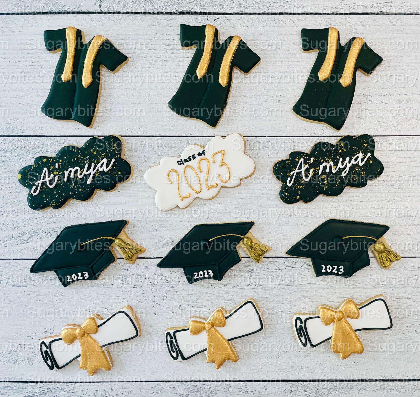 Graduation Cookies, Graduation Party, (Large Cookies), includes 12 decorated cookies!