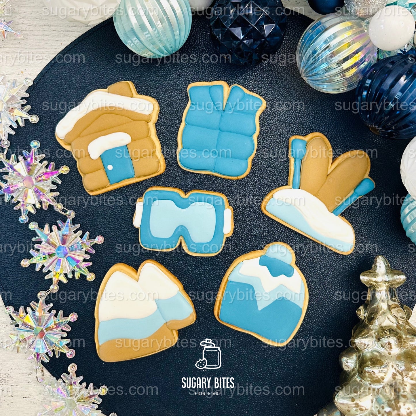 Winter Cookie Kit, Winter Wonderland Cookie Decorating Kit, DIY Christmas Cookie Set | Holiday Activity | Snow Theme Cookies | Holiday Kit