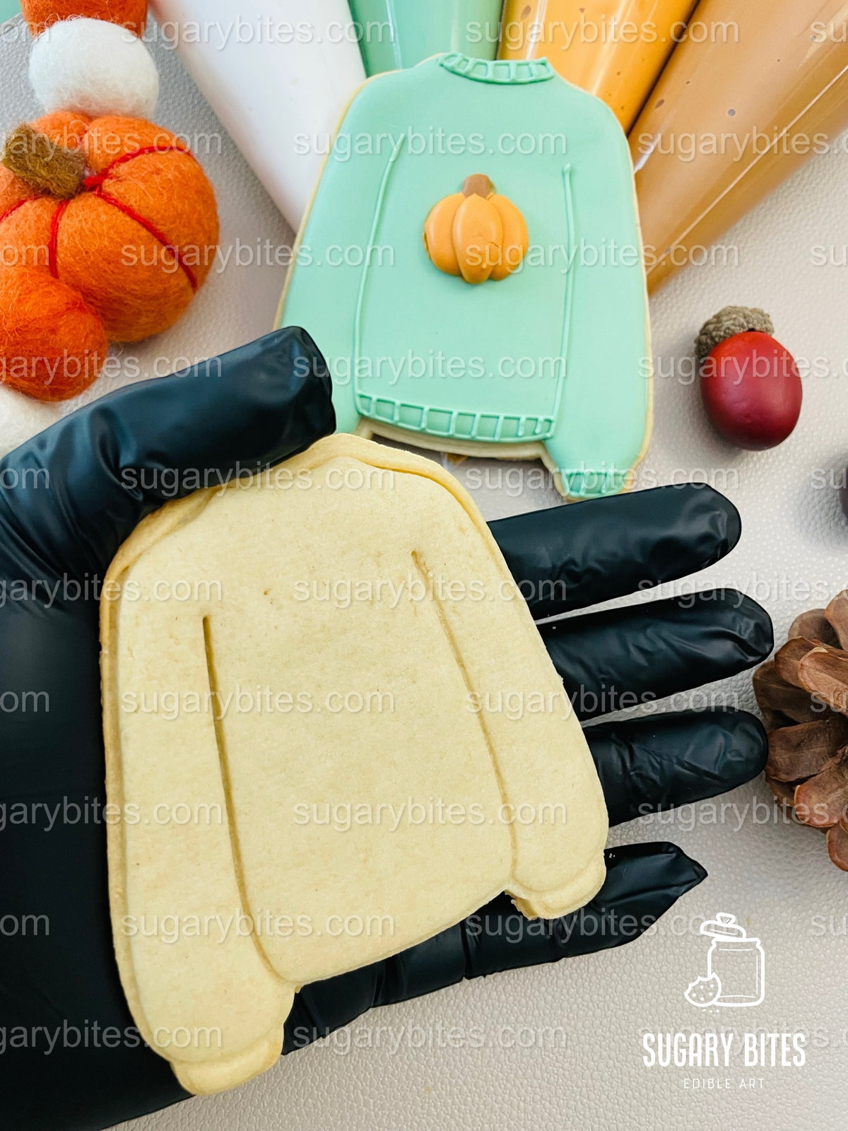 Fall Cookie Decorating Kit – Pumpkin, Pie & Football DIY Cookie Kit