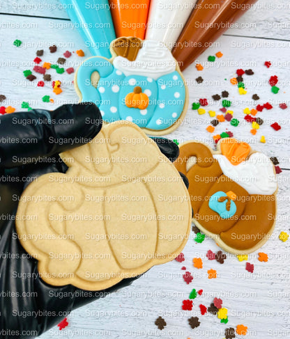 Fall Cookie Decorating Kit, ***INCLUDES 24 ITEMS*** (Large Cookies),Zoom Party Favors, W/ 4 Icing Bags and 3 Deluxe Sprinkles!