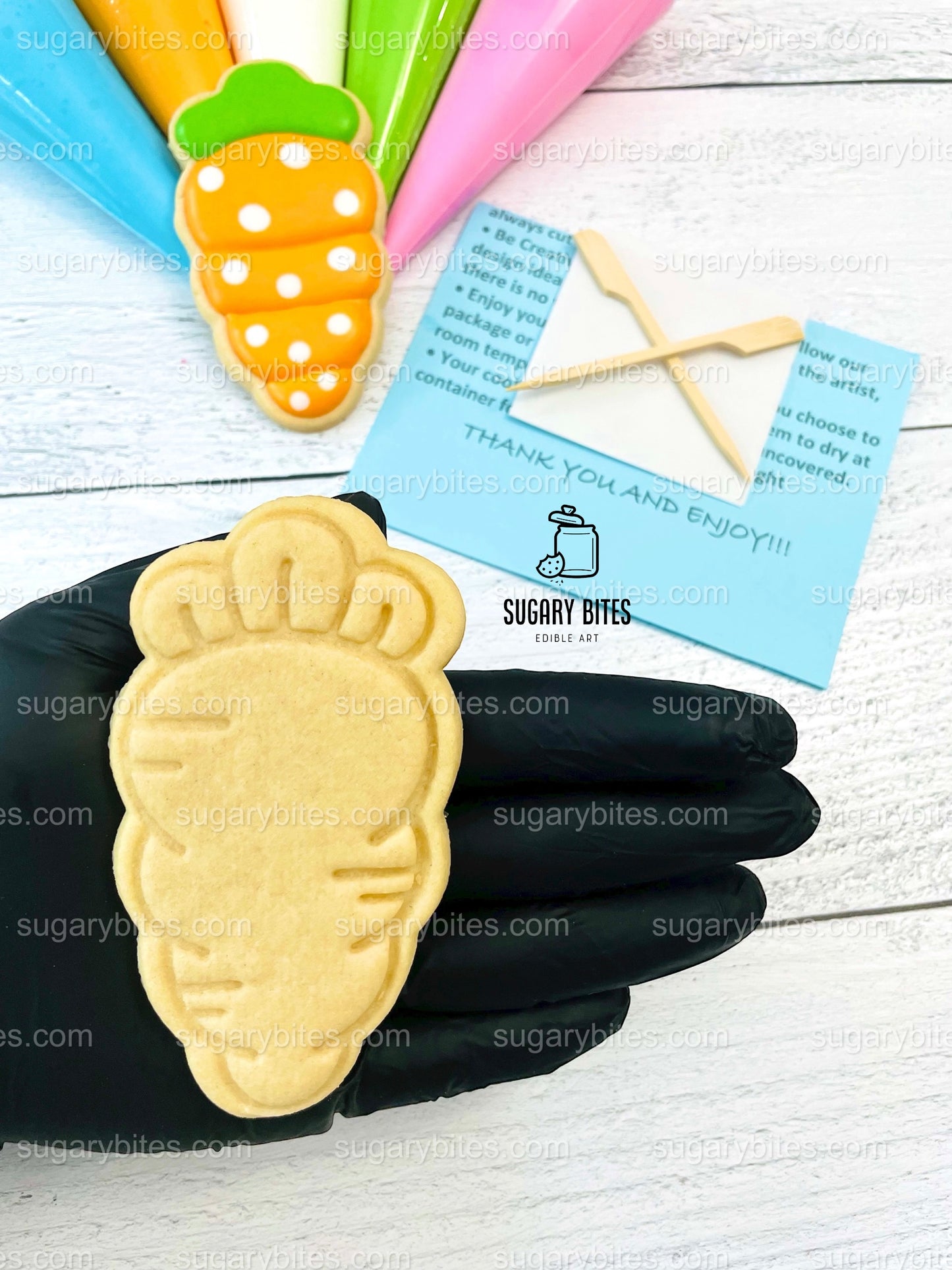 Easter Cookie Decorating Kit, Easter Spring DIY Sugar Cookie Kit, **INCLUDES 24 ITEMS**, (Extra Large Cookies) With 5 Icing Bags!!!