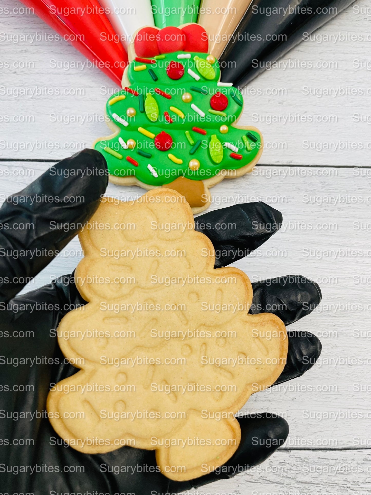 Christmas Cookie Decorating Kit, Christmas DIY Cookie Kit, (Large Cookies), ***INCLUDES 25 ITEMS*** With 5 Icing Bags & 3 Deluxe Sprinkles!!