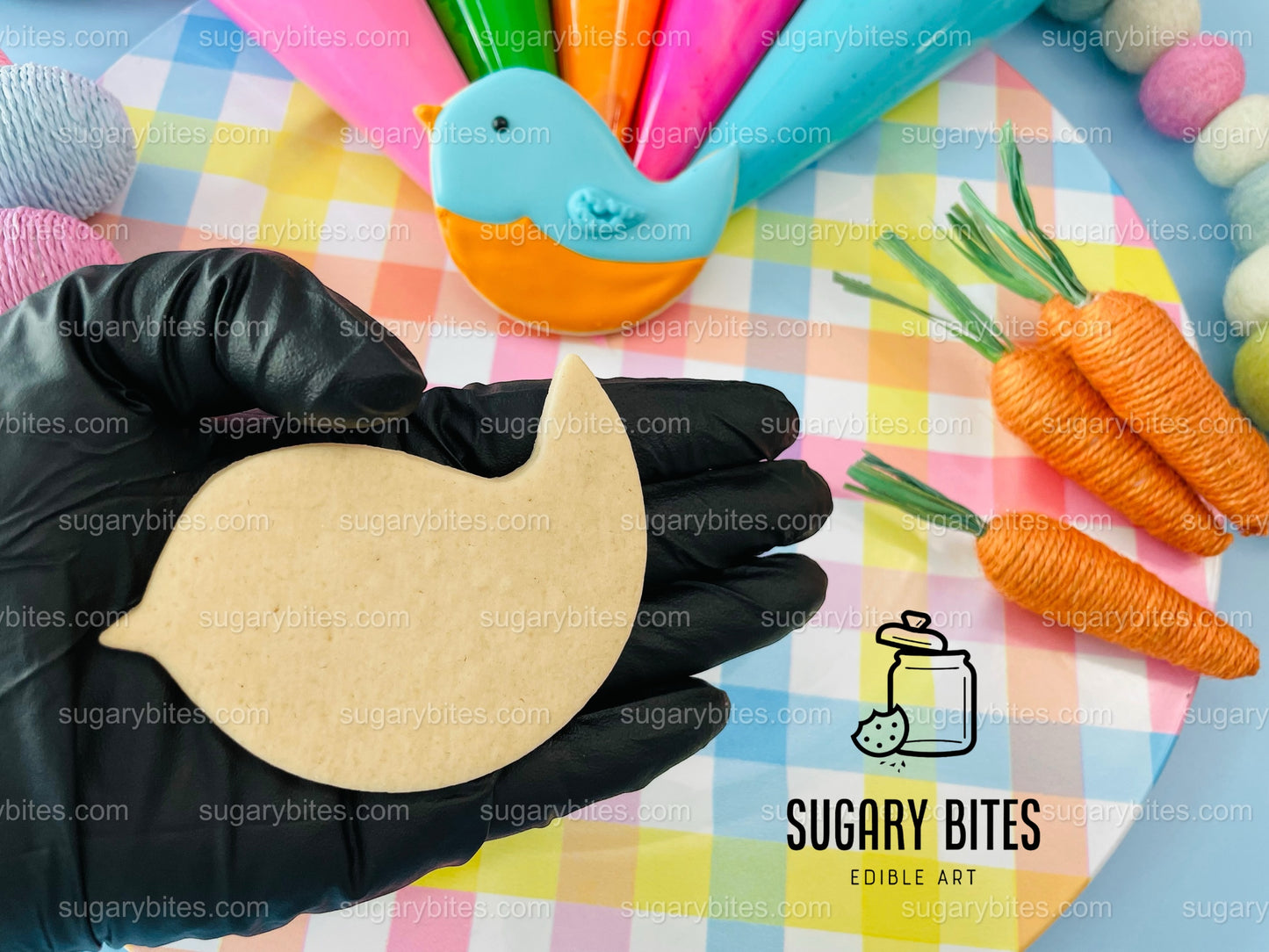 Easter Cookie Decorating Kit, DIY Spring Sugar Cookie Decorating Kit, **INCLUDES 24 ITEMS**, (Large Cookies)… with Deluxe Sprinkles!!!
