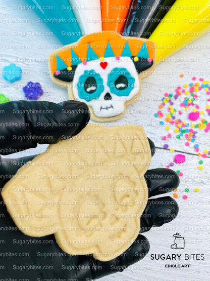 Halloween Cookie Decorating Kit, DIY Cookie Kit, (Large Cookies) ***INCLUDES 24 ITEMS*** With 4 Icing Bags & 3 Deluxe Sprinkle!