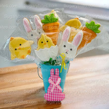 Load image into Gallery viewer, Easter Cookies, 12 LARGE COOKIES, Easter Cookies, Easter or Spring gift, party favors or any occasion!!!
