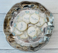 Load image into Gallery viewer, Wedding Ring Cookies,  Bridal Shower Cookies, **SET of 12 Cookies** Engagement Cookies, Bridal Party Gift, Bridal Flavors, Gourmet Fresh Cookies
