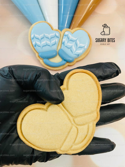 Winter Cookie Decorating Kit, Winter DIY Cookie Kit, (Large Cookies) ***INCLUDES 24 ITEMS*** With 4 Icing Bags & 3 Deluxe Sprinkle!!