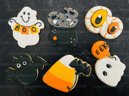 Halloween Cookie Decorating Kit – DIY Ghost, Bat & Candy Corn Cookies | Fun Spooky Activity for Kids & Families