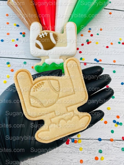 Super Bowl Cookie Decorating Kit, Sport DIY Sugar Cookie Decorating Kit, Baseball Cookie Kit, **INCLUDES 24 ITEMS**, (Large Cookies)