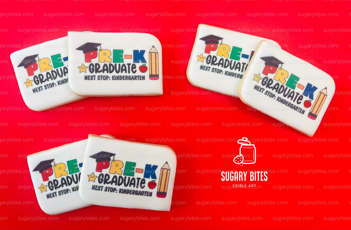 Pre-K Cookies, Pre-K Graduation Gift, Edible Photo Cookies, (Includes 12 Cookies), Pre-K favors, Pre-K Grad.