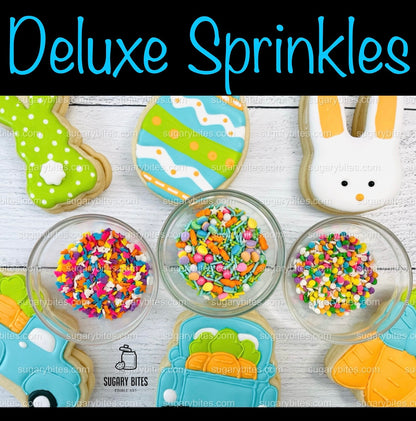 Easter Cookie Decorating Kit, DIY Easter Sugar Cookie Decorating Kit, **INCLUDES 24 ITEMS**, (Extra Large Cookies)