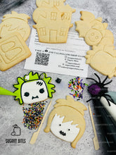 Load image into Gallery viewer, Halloween Cookie Decorating Kit, DIY Cookie Kit, (Large Cookies) ***INCLUDES 24 ITEMS*** With 4 Icing Bags &amp; 3 Deluxe Sprinkle!!
