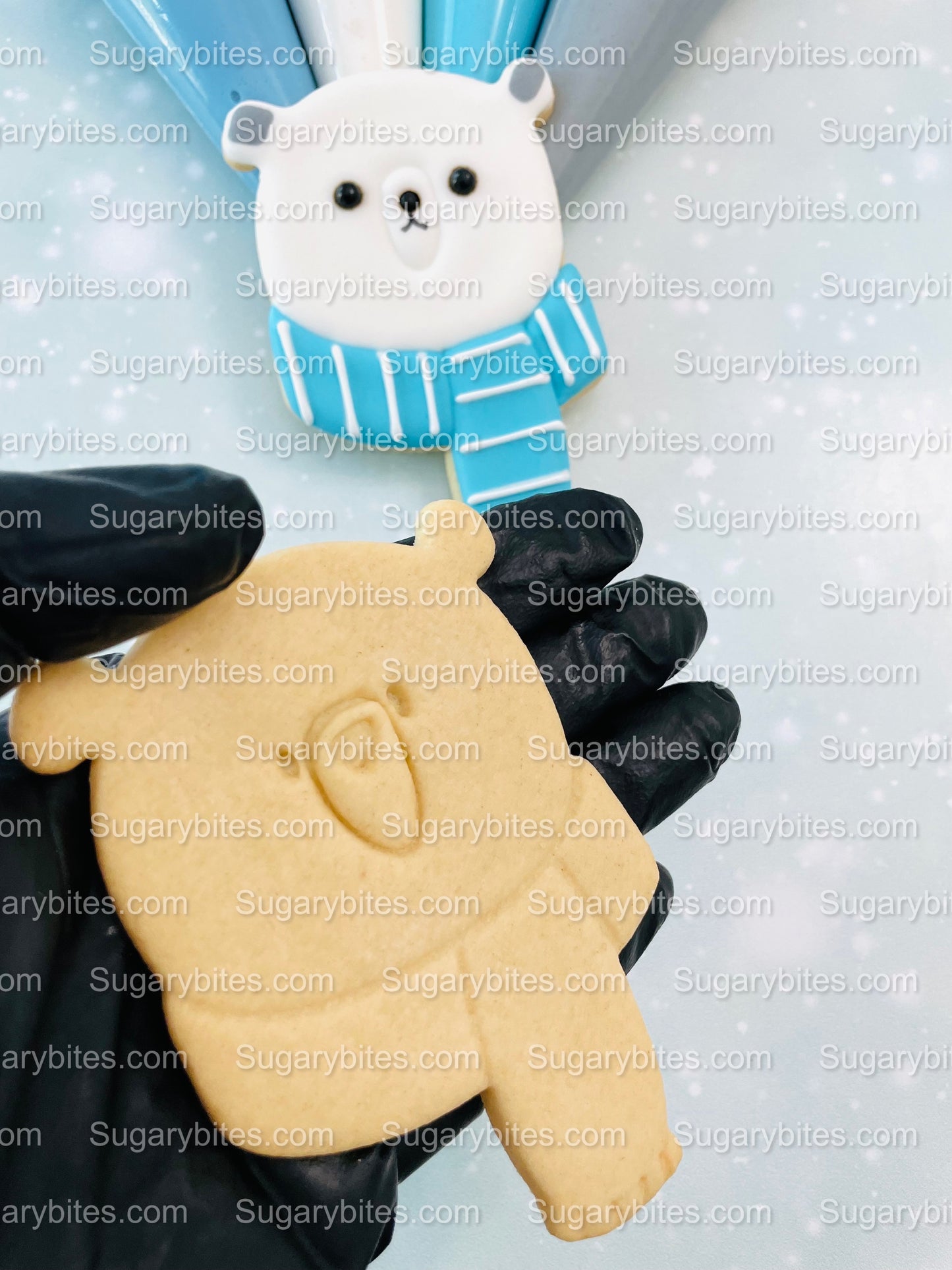 Winter Cookie Decorating Kit, Winter DIY Cookie Kit, (Large Cookies) ***INCLUDES 24 ITEMS*** With 4 Icing Bags & 3 Deluxe Sprinkle!!