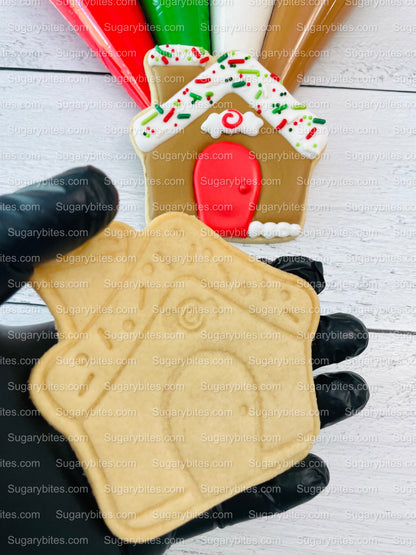 Christmas Cookie Decorating Kit, Christmas DIY Cookie Kit, (Large Cookies), ***INCLUDES 24 ITEMS*** W/ 3 Deluxe Sprinkles and 4 Icing Bags.