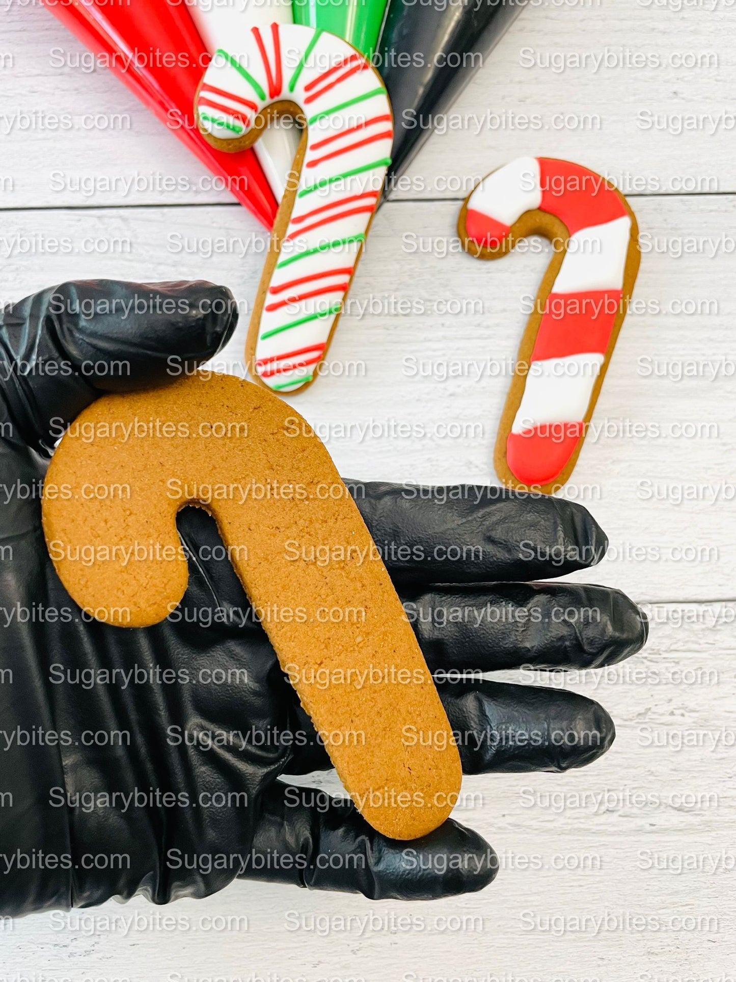 Gingerbread Cookie Decorating Kit, Christmas DIY Cookie Kit, (Large Cookies), ***INCLUDES 24 ITEMS***With 4 Icing Bags & 3 Deluxe Sprinkles!