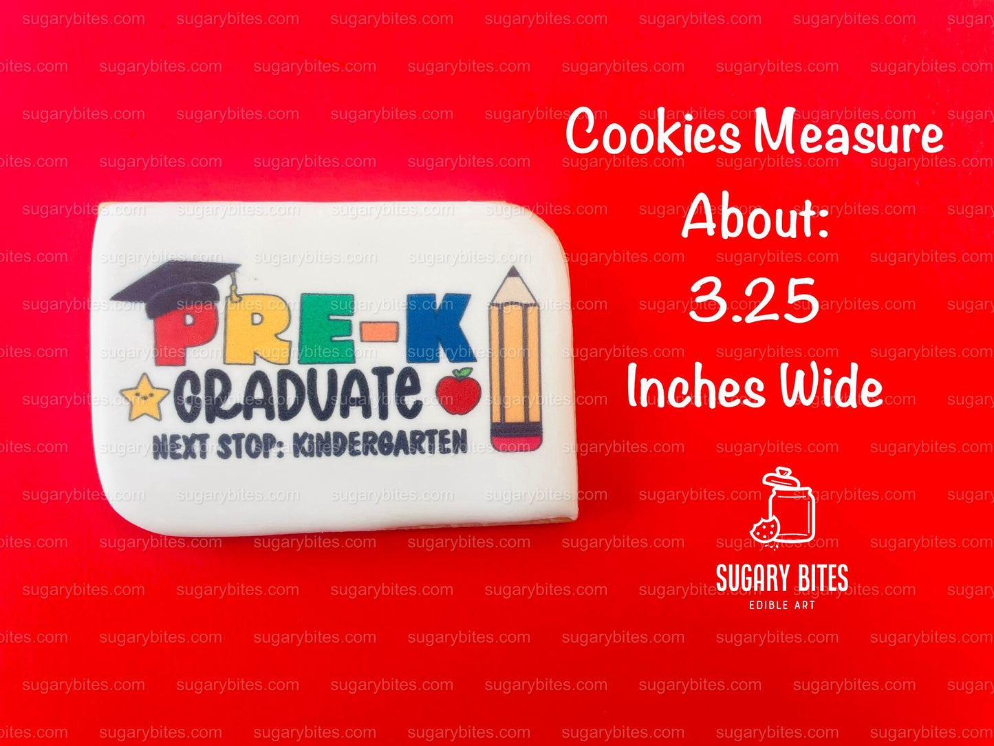 Pre-K Cookies, Pre-K Graduation Gift, Edible Photo Cookies, (Includes 12 Cookies), Pre-K favors, Pre-K Grad.