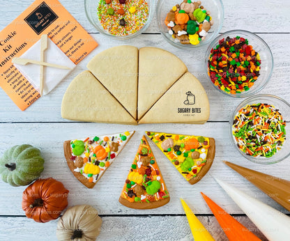 Fall Pie Cookie Decorating Kit, Pumpkin Pie Cookies, ***INCLUDES 24 ITEMS*** (Large Cookies) …This kit is a limited production edition!!!