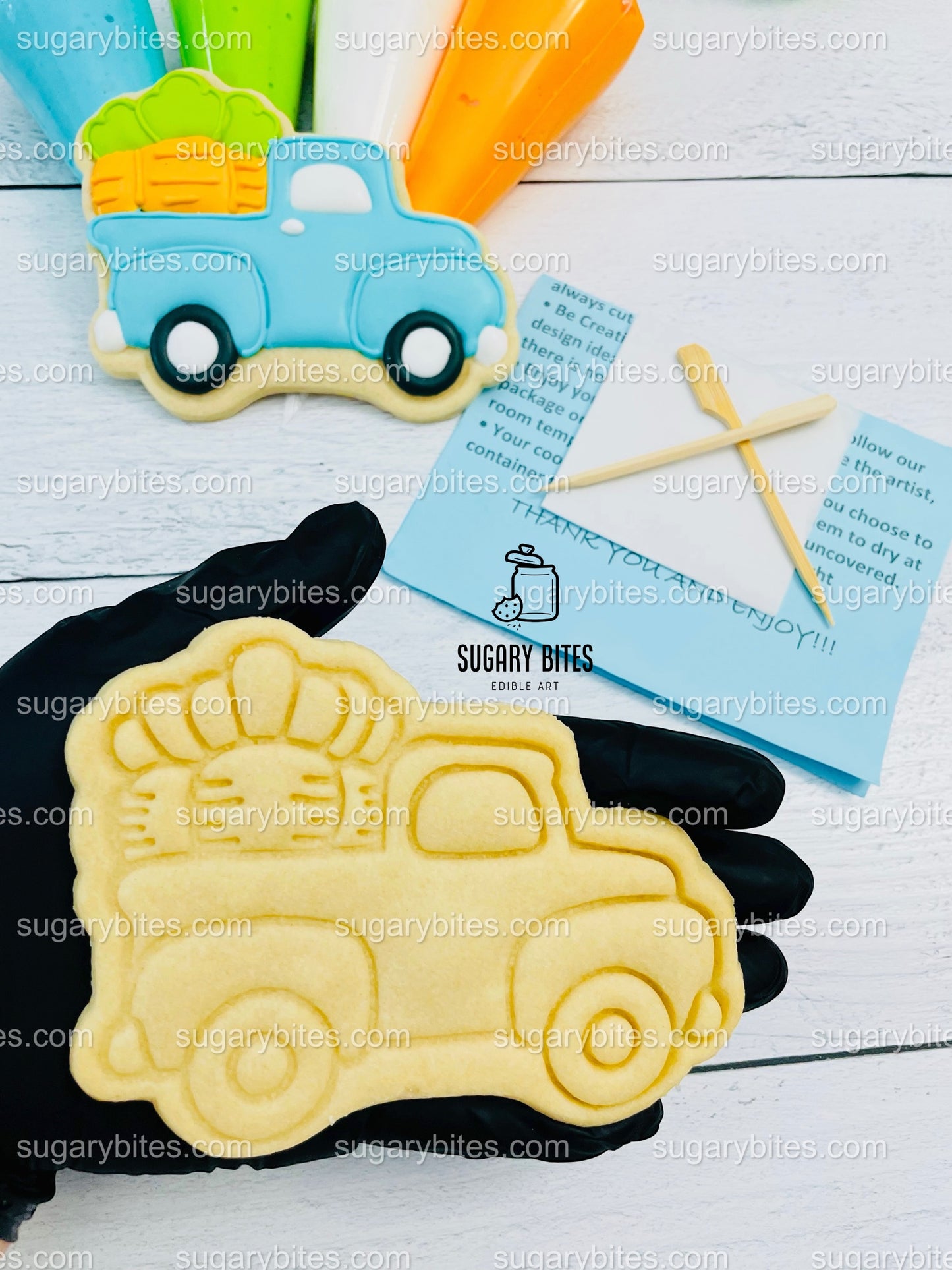 Easter Cookie Decorating Kit, DIY Easter Sugar Cookie Decorating Kit, **INCLUDES 24 ITEMS**, (Extra Large Cookies)