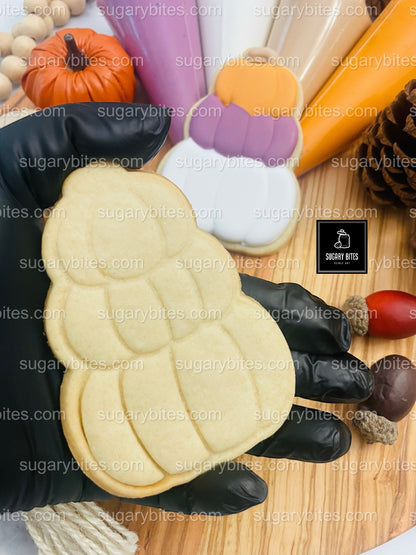 Fall Cookie Decorating Kit, Thanksgiving DIY cookie kit **INCLUDES 24 ITEMS* Zoom Party Favors, Assorted Shaped Cookie Kit, (Large Cookies)