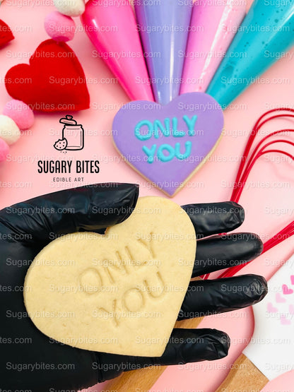 Valentine’s Day Cookie Decorating Kit, Heart DIY Cookie Kit, **INCLUDES 24 ITEMS** (Large Cookies), Deluxe Sprinkles Included!!!