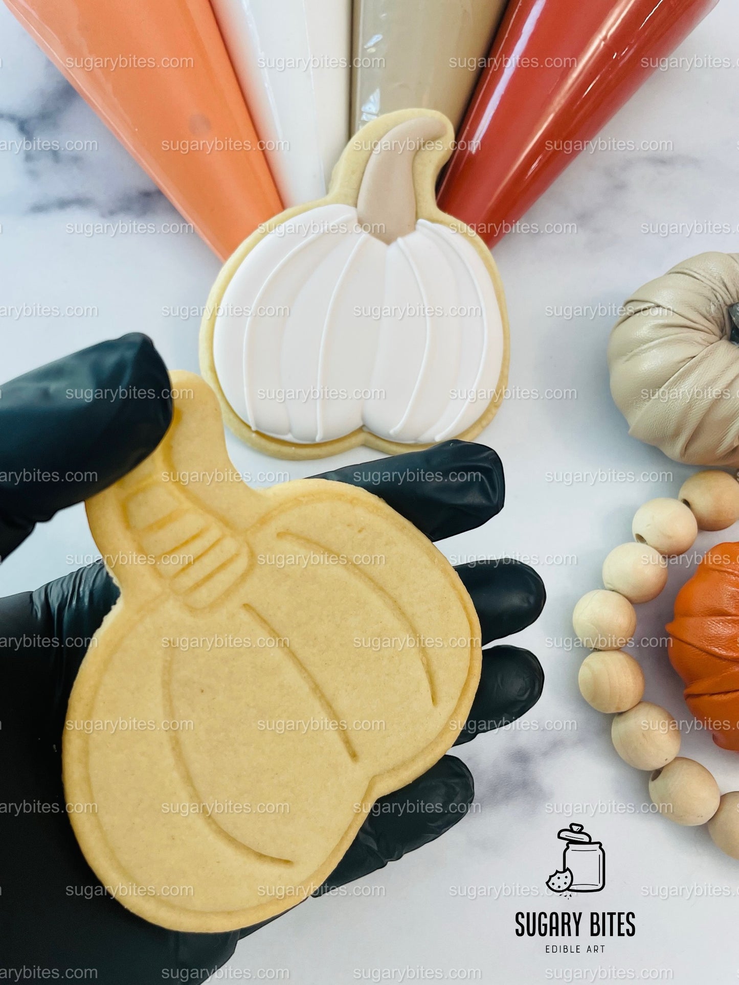 Fall Cookie Decorating Kit, ***INCLUDES 24 ITEMS*** Zoom Party Favors, Assorted Shaped Cookie Kit, (Large Cookies)
