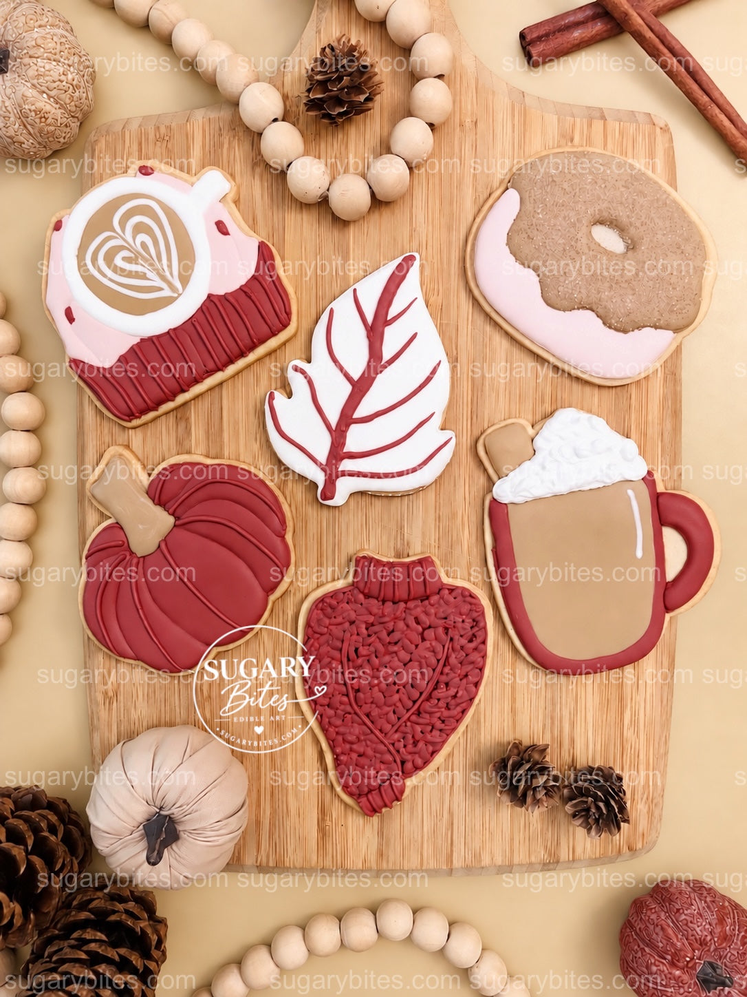 Fall Cookie Decorating Kit, Cozy DIY Cookie Kit, Pumpkin & Maple Leaf Cookies, Thanksgiving Activity, Family Gift, Winter Cookie Kit