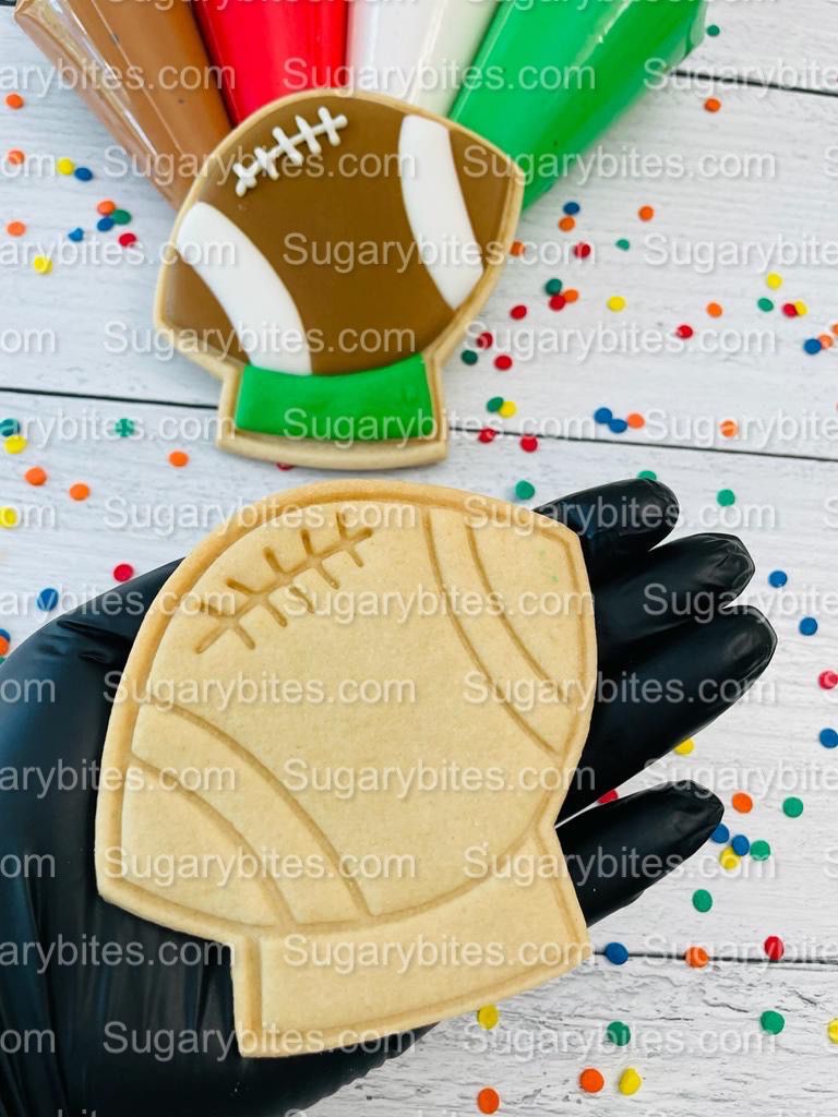 Super Bowl Cookie Decorating Kit, Sport DIY Sugar Cookie Decorating Kit, Baseball Cookie Kit, **INCLUDES 24 ITEMS**, (Large Cookies)