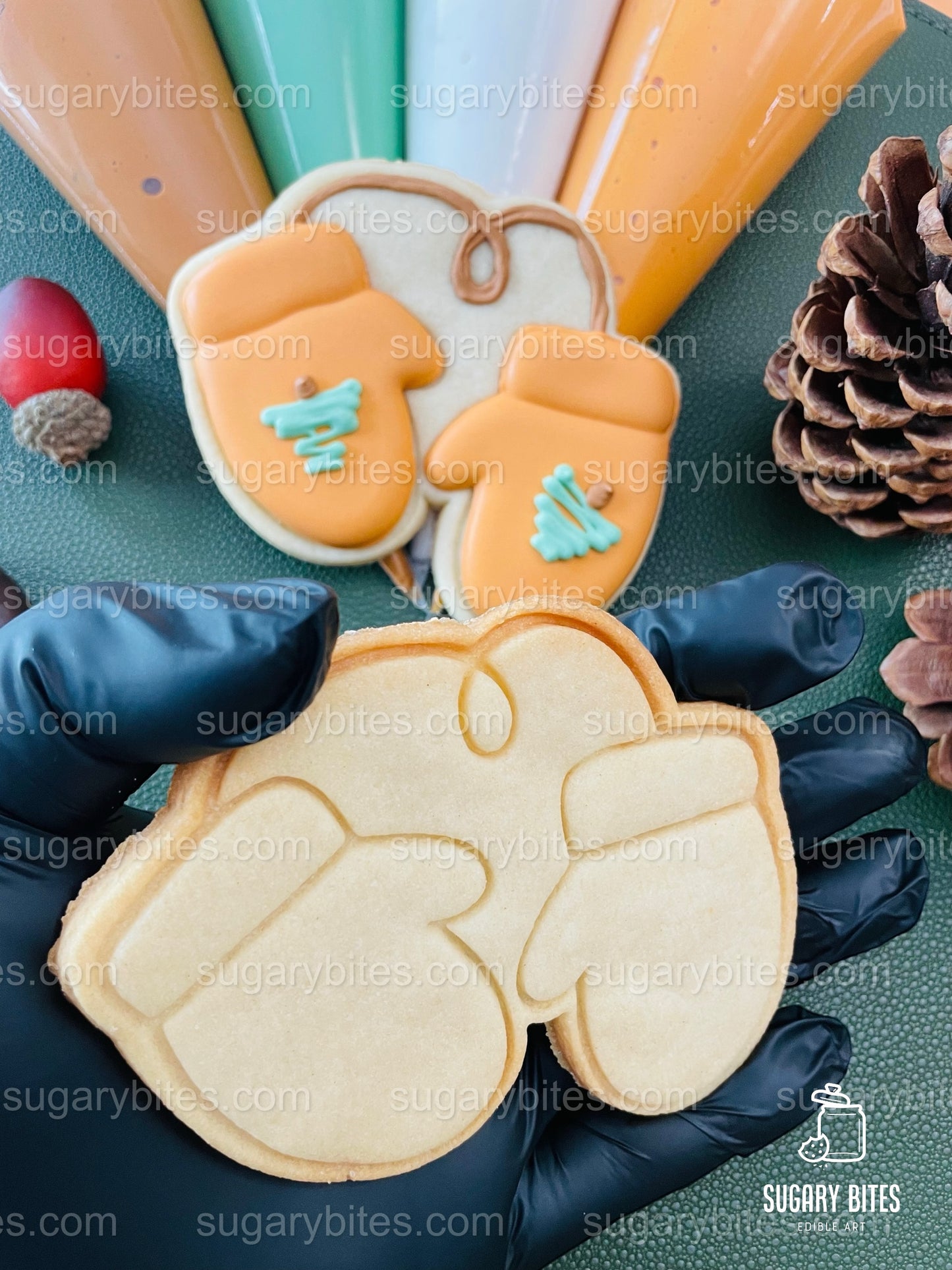 Fall Cookie Decorating Kit, Thanksgiving DIY cookie kit **INCLUDES 24 ITEMS* Zoom Party Favors, Assorted Shaped Cookie Kit, (Large Cookies)