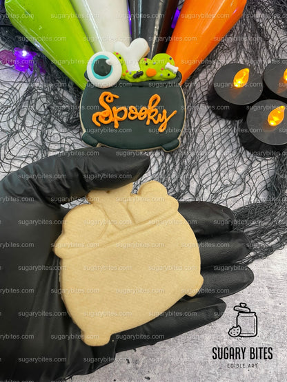 Halloween Cookie Decorating Kit, DIY Cookie Kit, (Large Cookies) ***INCLUDES 24 ITEMS*** With 4 Icing Bags & 3 Deluxe Sprinkle!!
