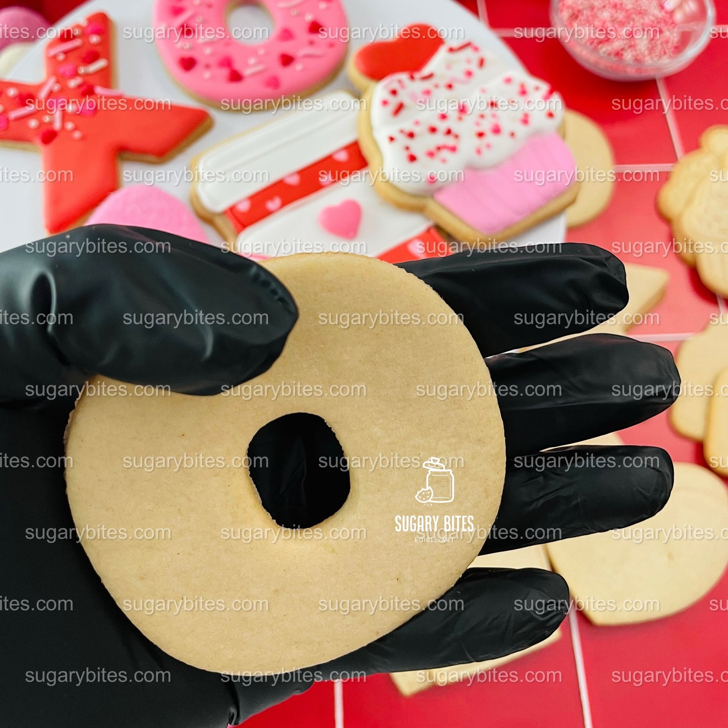 Valentine’s Day Cookie Decorating Kit, DIY Valentine’s Day Cookie Kit, **INCLUDES 24 ITEMS** (Large Cookies), Deluxe Sprinkles Included!!!