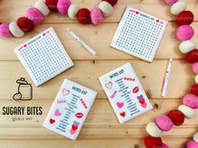 Load image into Gallery viewer, Valentine’s Day Word Search Cookies, Set of 2 JUMBO Cookies and 1 Edible Marker, CHOOSE your FLAVOR …What a fun addition to any celebration!

