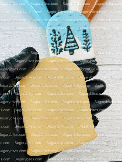 Winter Cookie Decorating Kit, Winter DIY Cookie Kit, (Large Cookies) ***INCLUDES 24 ITEMS*** With 4 Icing Bags & 3 Deluxe Sprinkle!