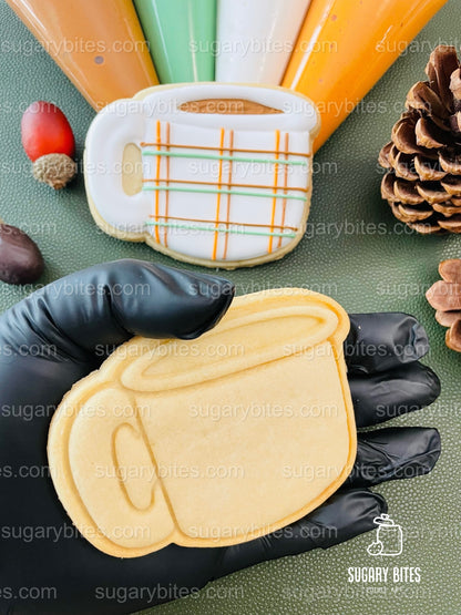 Fall Cookie Decorating Kit, Thanksgiving DIY cookie kit **INCLUDES 24 ITEMS* Zoom Party Favors, Assorted Shaped Cookie Kit, (Large Cookies)