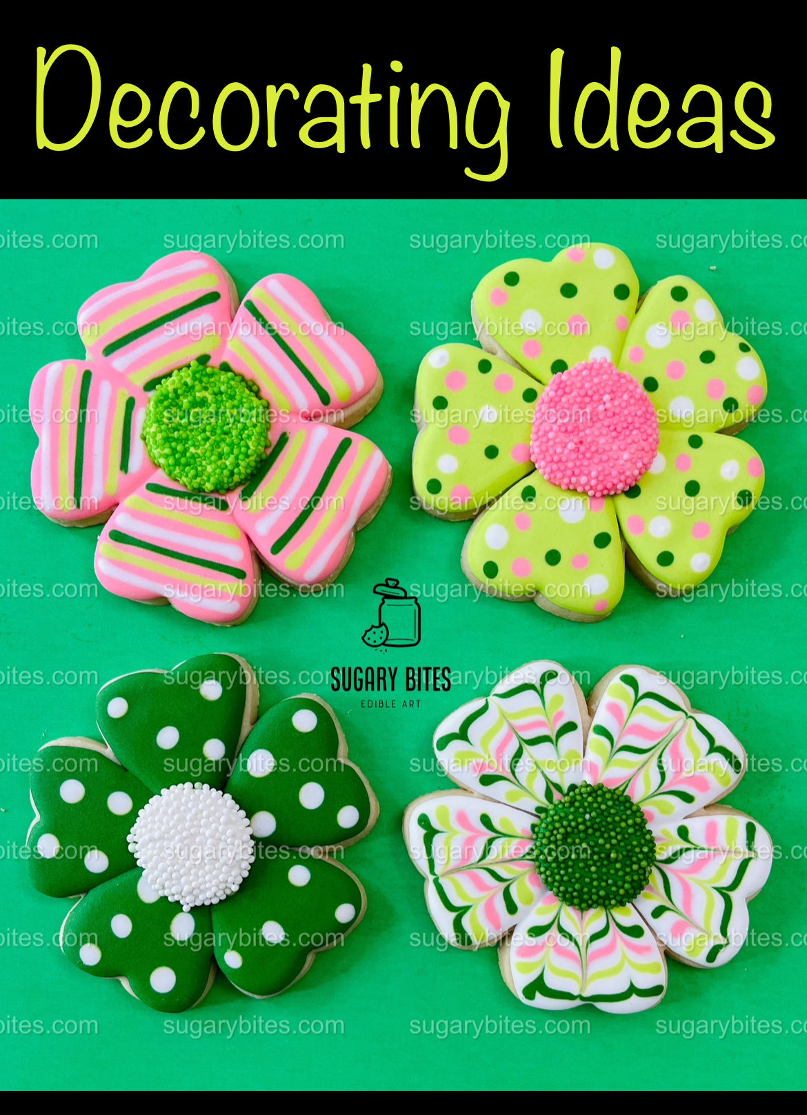 St Patrick’s Day Cookie Decorating Kit, St. Patrick’s Day DIY Cookie Kit, **INCLUDES 24 ITEMS** (Large Cookies), Included Deluxe Sprinkles