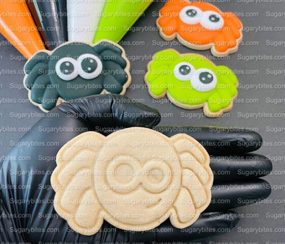 Halloween Cookie Decorating Kit, DIY Cookie Kit, (Large Cookies) ***INCLUDES 24 ITEMS*** With 4 Icing Bags & 3 Deluxe Sprinkle!