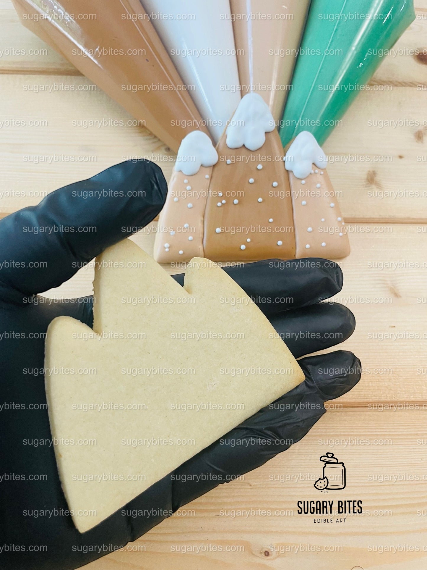 Winter Cookie Decorating Kit, Winter DIY Cookie Kit, (Large Cookies) ***INCLUDES 24 ITEMS*** With 4 Icing Bags & 3 Deluxe Sprinkle!!