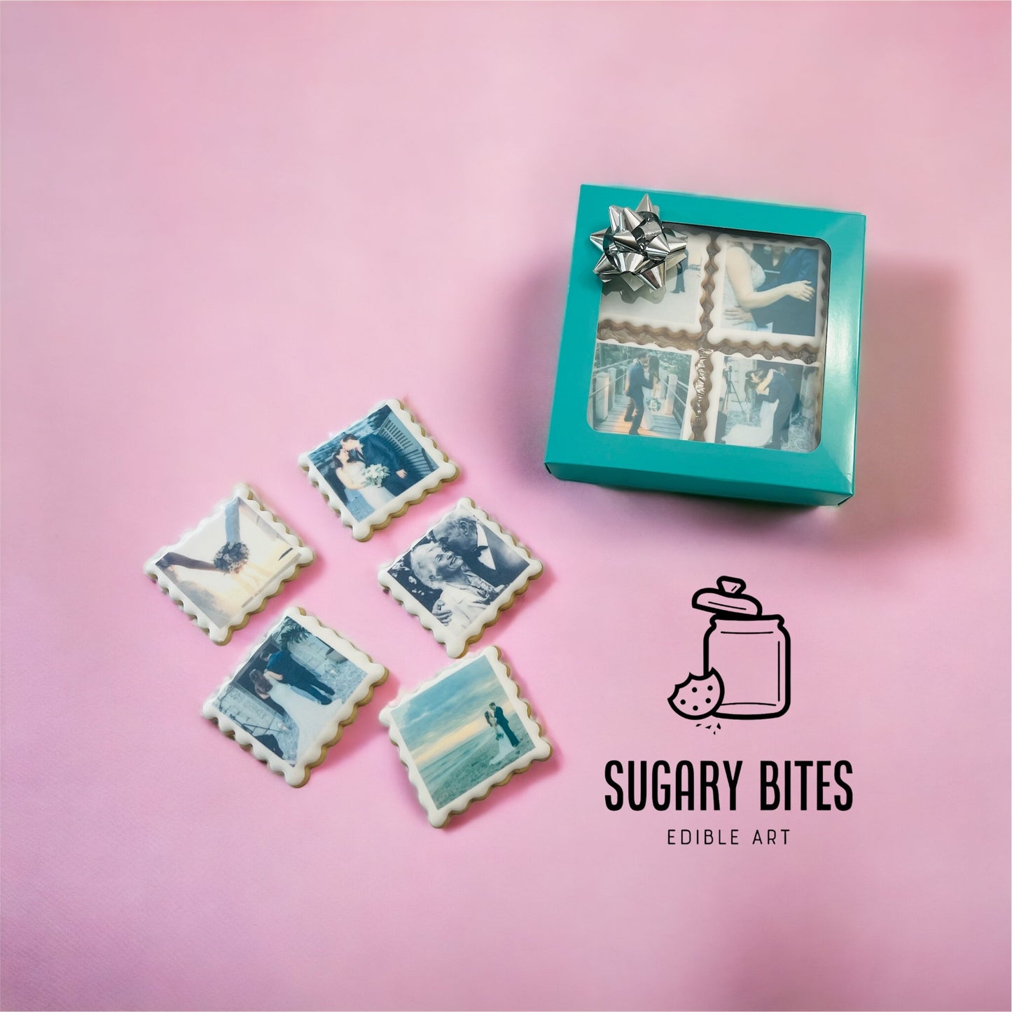 Edible Photo Cookies, Set of 12 Personalized Edible Photo Cookies, Customizable Printed Vanilla Sugar Cookie, Highly Detailed Edible Image!