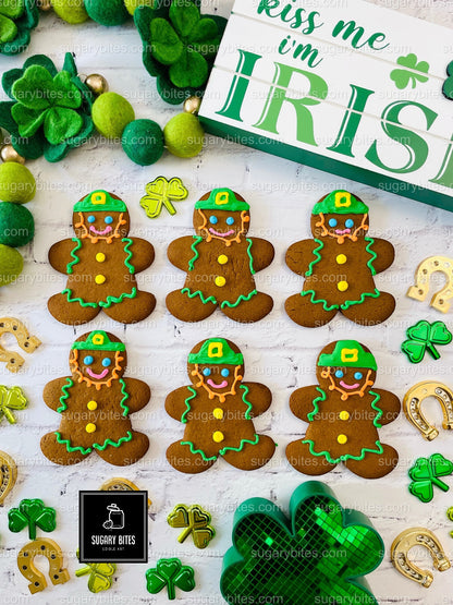 St. Patrick Cookies – 12 Hand-Decorated Cookies – Sugar Vanilla or Gluten-Free Option – Individually Sealed