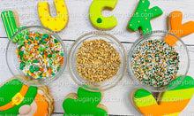 Load image into Gallery viewer, St Patrick’s Day Cookie Decorating Kit, St. Patrick’s Day DIY Cookie Kit, **INCLUDES 26 ITEMS** , Included Deluxe Sprinkles
