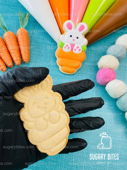 Easter Cookie Decorating Kit, DIY Spring Sugar Cookie Decorating Kit, **INCLUDES 26 ITEMS**,(Large Cookies)…with 5 Icing Bags & Free Bonus!!!