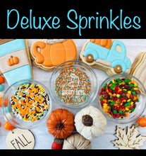 Load image into Gallery viewer, Fall Cookie Decorating Kit, ***INCLUDES 24 ITEMS*** Zoom Party Favors, Assorted Shaped Cookie Kit, (Large Cookies)
