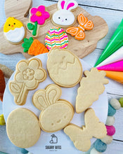 Load image into Gallery viewer, Easter Cookie Decorating Kit, DIY Spring Sugar Cookie Decorating Kit, **INCLUDES 24 ITEMS**, (Large Cookies)… with Free Bonus!!!
