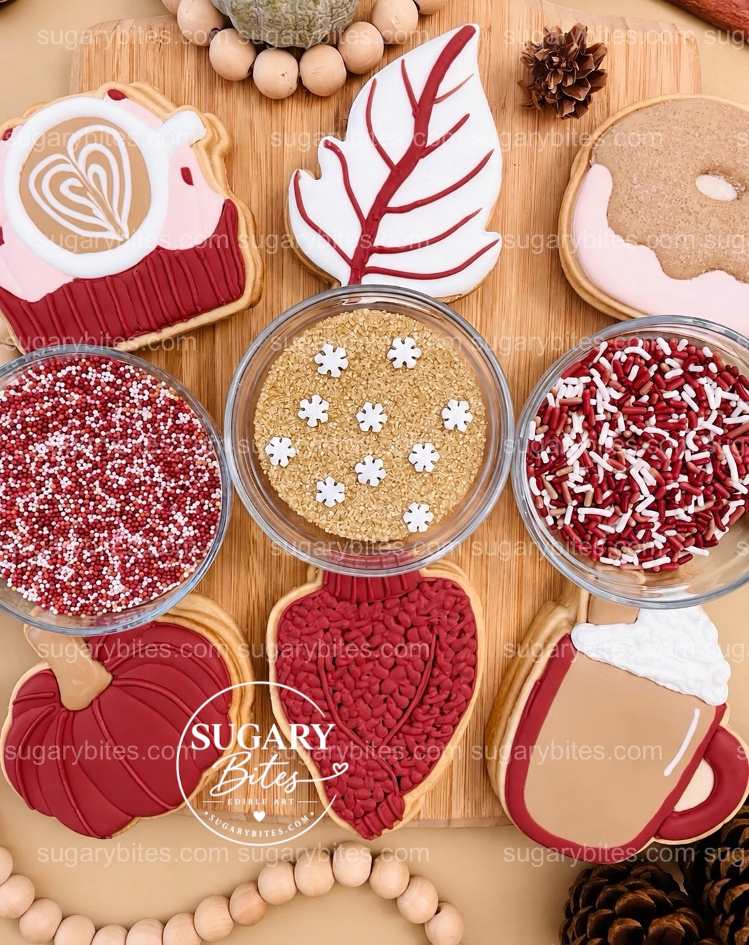 Fall Cookie Decorating Kit, Cozy DIY Cookie Kit, Pumpkin & Maple Leaf Cookies, Thanksgiving Activity, Family Gift, Winter Cookie Kit