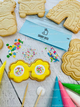 Load image into Gallery viewer, Groovy Cookie Decorating Kit, Summer DIY Sugar Cookie Kit, **INCLUDES 25 ITEMS**, (Large Cookies)… with Deluxe Sprinkles!!!

