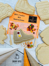 Load image into Gallery viewer, Fall Cookie Decorating Kit, ***INCLUDES 24 ITEMS*** Zoom Party Favors, Assorted Shaped Cookie Kit, (Large Cookies)
